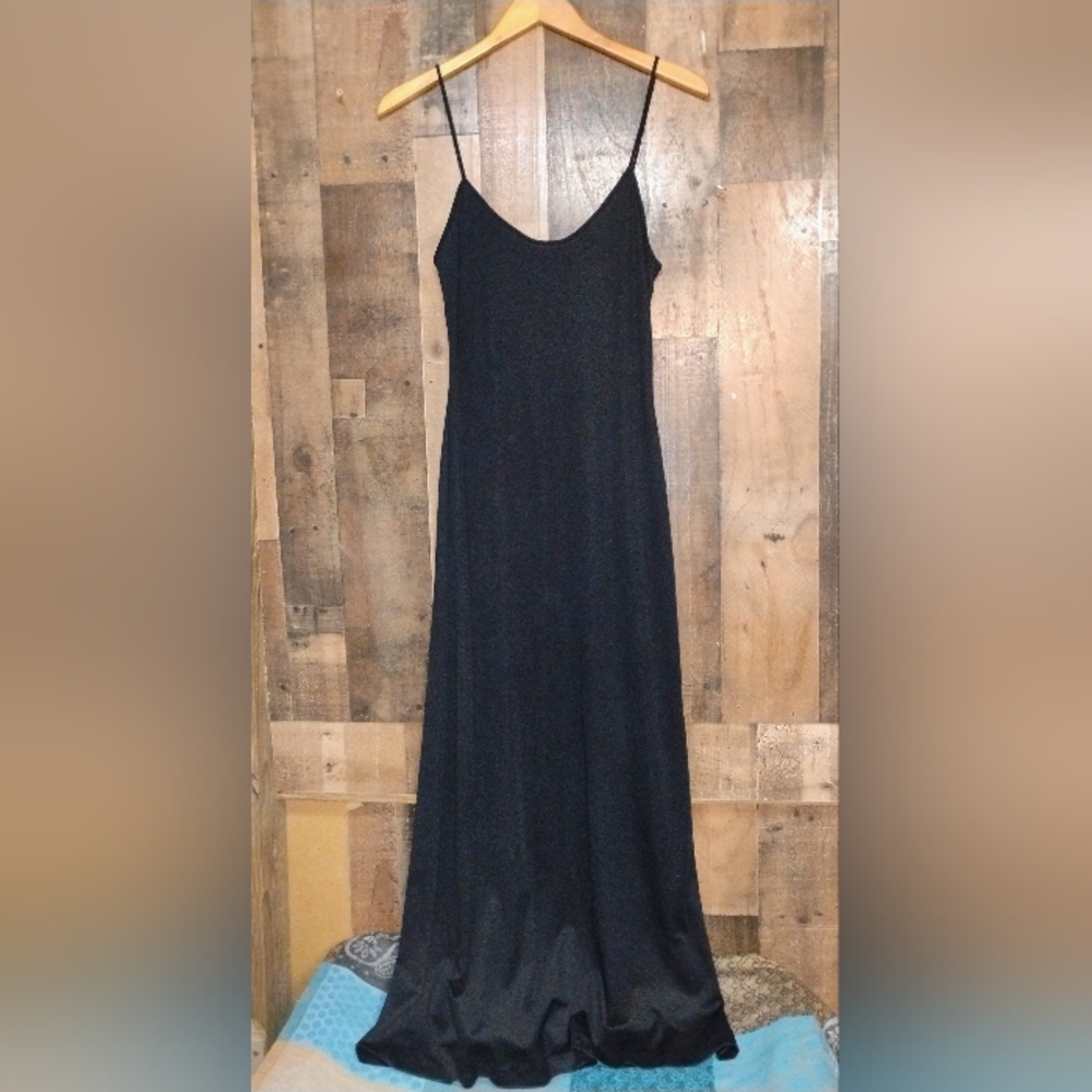 Vintage Vivienne Tam Black Maxi Dress Size 2 Medium
